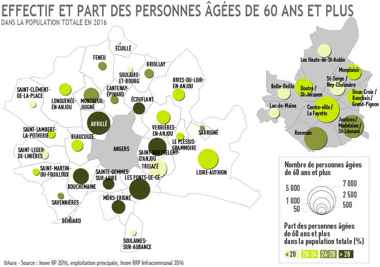 Effectif et part ds personnes âgées de 60 ans et plus